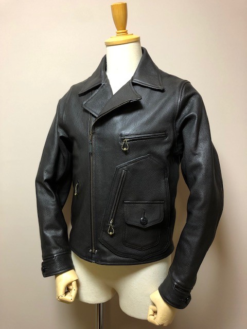 JOHNSON BROS Leather Sports Jacket LOT1431 GOAT | dapper's