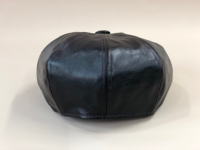 40's Style Horsehide Leather Casquette LOT1592 R.BLACK(茶芯 